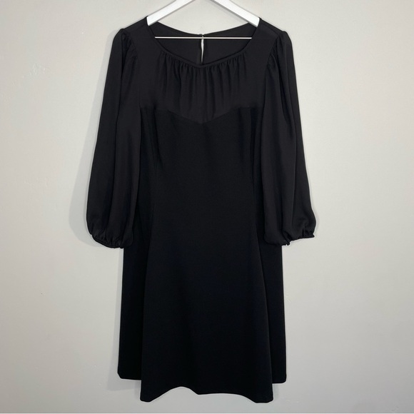 Nwt DKNY Womens Puff Sleeve Knee Cocktail and Party Dress Size 14 - Picture 10 of 10